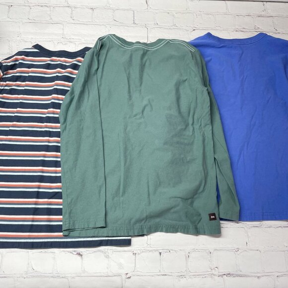 Tea Collection Long Sleeve Cotton Tee Bundle Size 10 Henley + Racecar + Frenchie - Picture 9 of 10